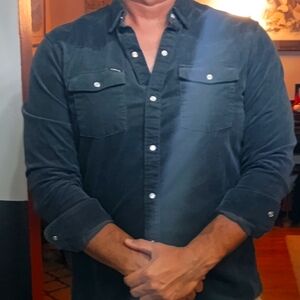 Poncho Corduroy Navy